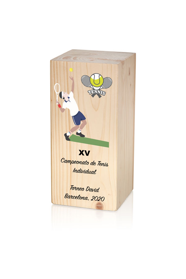 Trofeo de madera