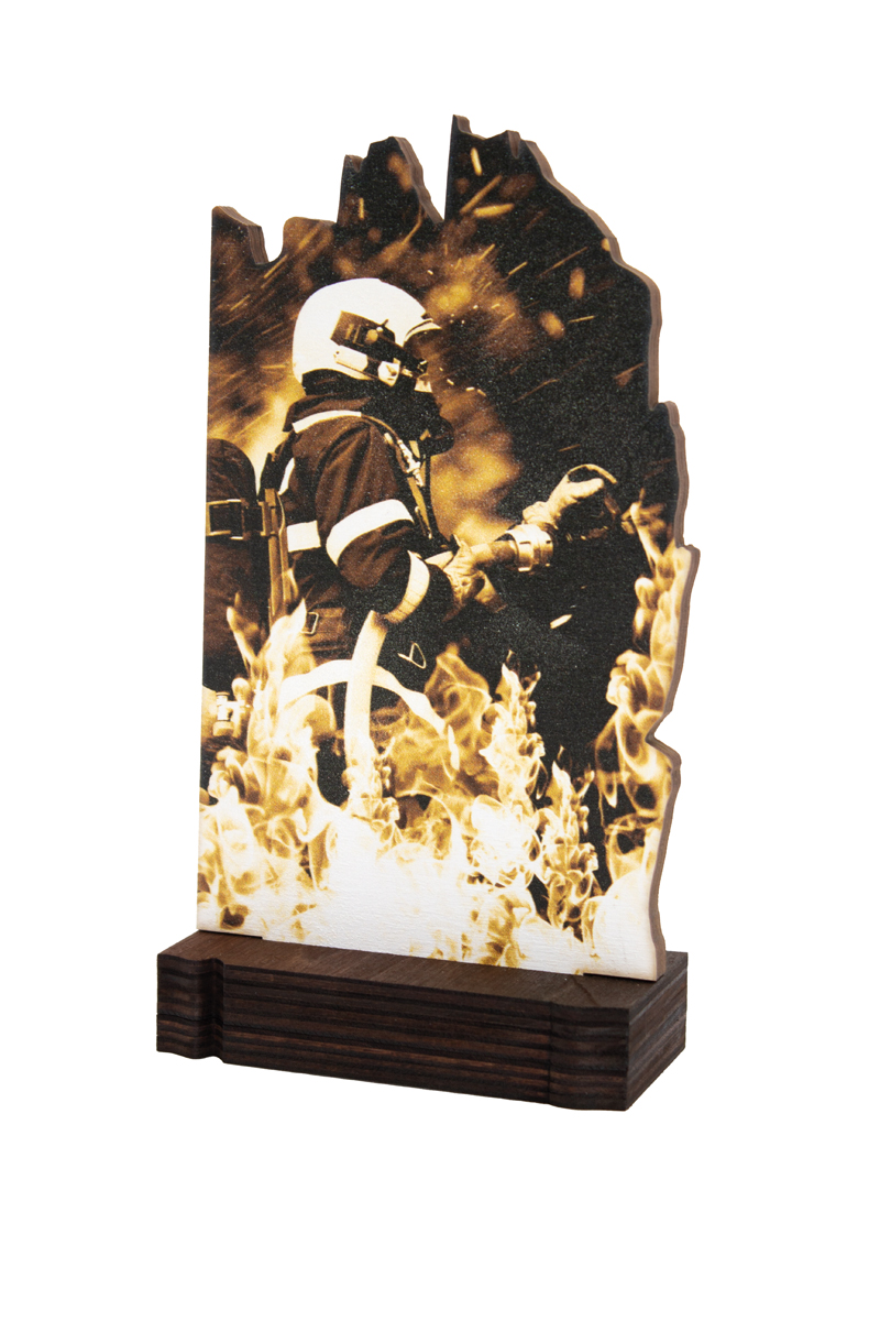 Trofeo de madera