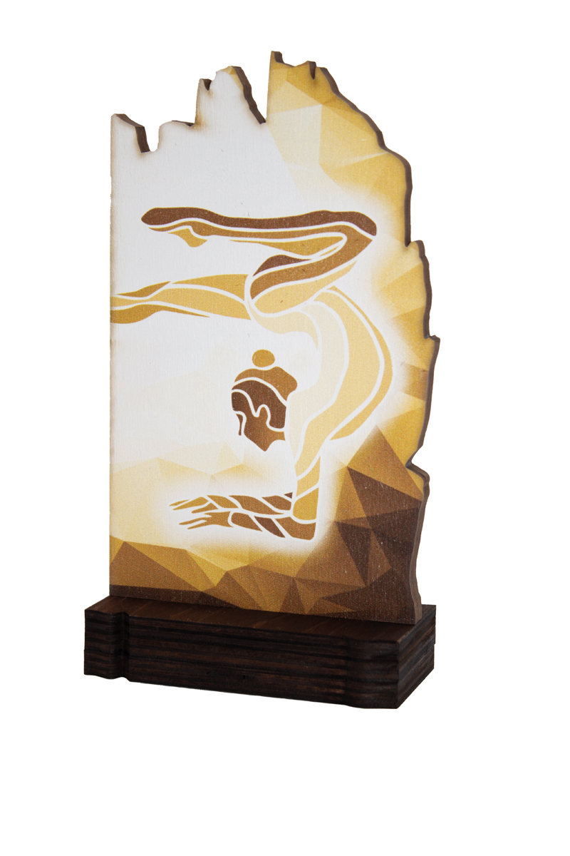 Trofeo de madera