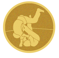 DISCO DORADO AUTOADHESIVA JUDO