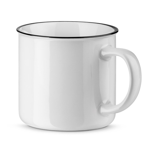 VERNON WHITE. Taza de cerámica de 340 ??ml