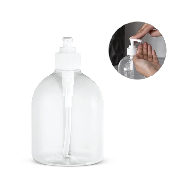 REFLASK 500. Frasco con dosificador fabricado en PET y PP, 500 mL