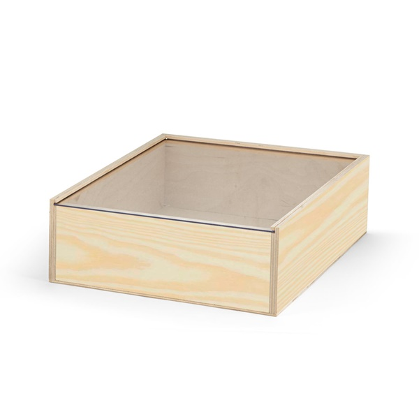 BOXIE CLEAR L. Caja de madera L