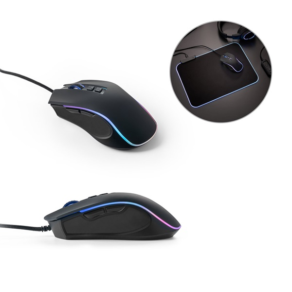 THORNE MOUSE RGB. Ratón gaming con cable de 1.5m y luces LED RGB, fabricado ABS