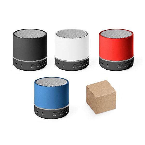 RE-PEREY. Altavoz portátil de 3 W con 4 h 30 min de autonomía en ABS reciclado (100% rABS)