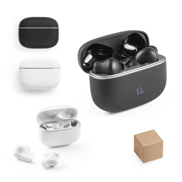 CAUBY. Auriculares inalámbricos con ANC y 7 horas de autonomía en ABS reciclado (100% rABS)