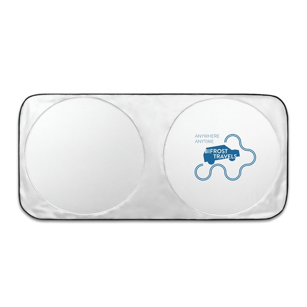 CLYDE. Parasol para coche de poliéster 210D