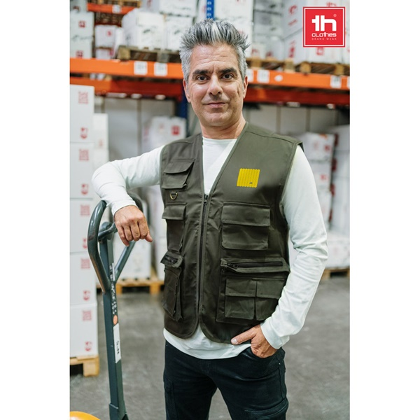 THC PIXEL. Chaleco multibolsillos