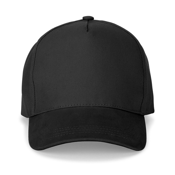 ASHTON. Gorra 100% algodón cepillado (260 g/m²) con 5 paneles