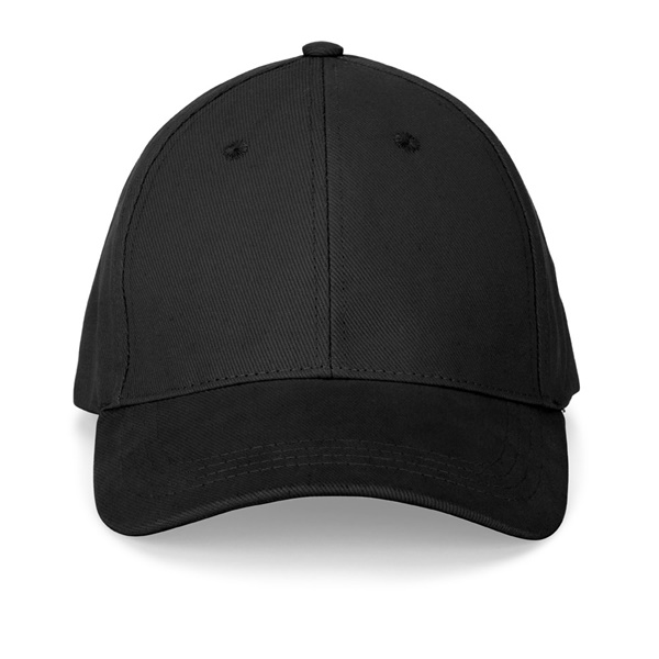 NATHAN. Gorra 100% algodón cepillado (260 g/m²) con 6 paneles