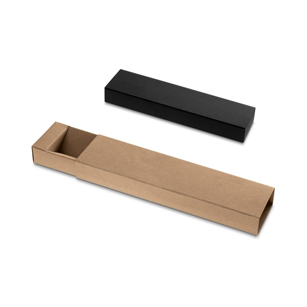 PENDULO. Estuche de papel 100 % reciclado para 1 bolígrafo