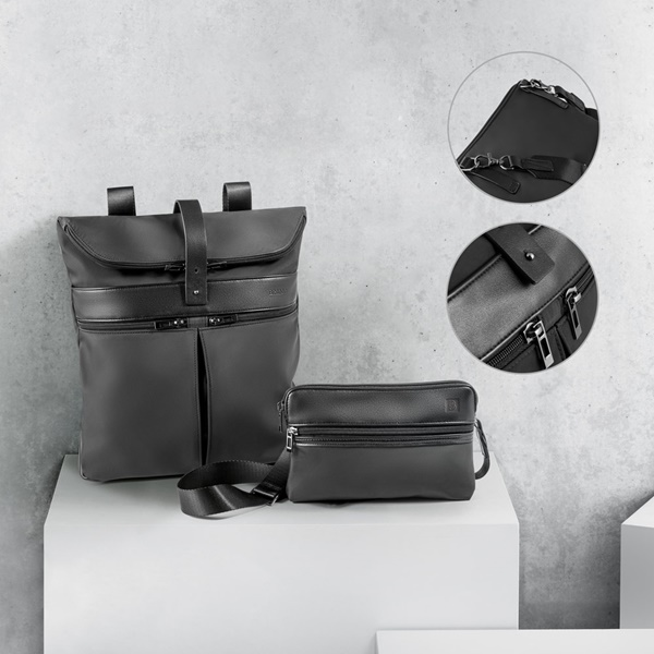 ROVER BACKPACK. Mochila de microfibra y PU