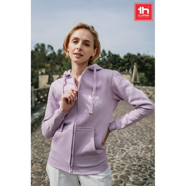 THC AMSTERDAM WOMEN. Sudadera para mujer, con cremallera y capucha